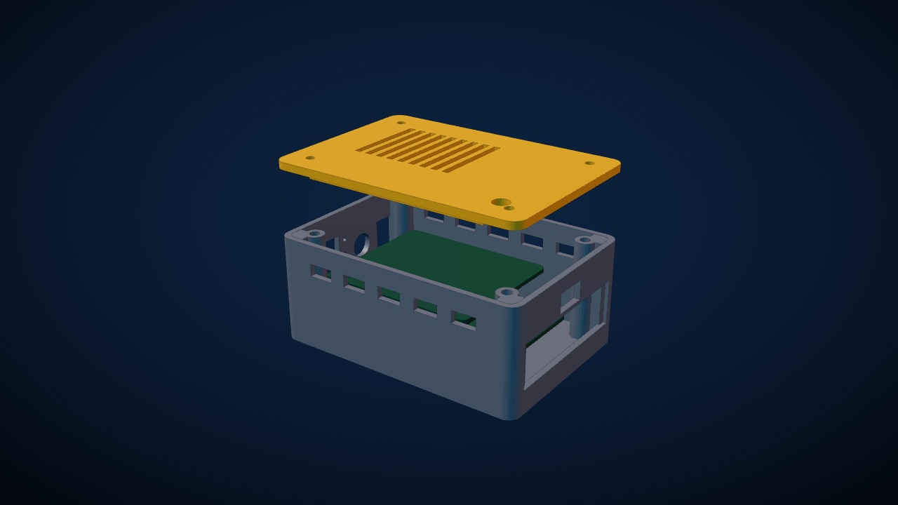 Rendered view of the Detection Node (NM5-C) CAD model